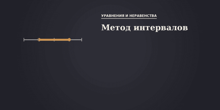 Метод интервалов