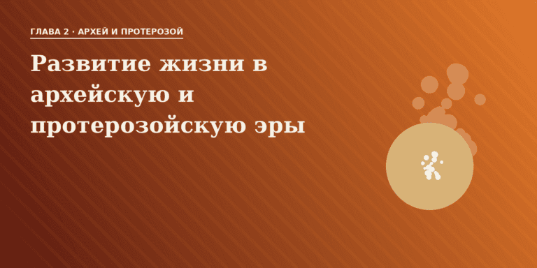 Развитие жизни в архейскую и протерозойскую эры